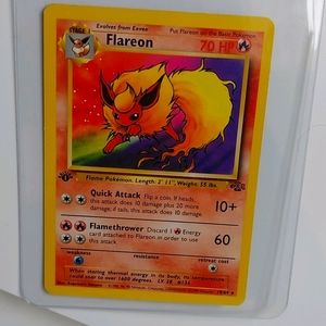 Pokemon~1st Edition Rare Flareon 19/64